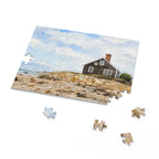 Coastal Cottage Jigsaw Puzzle — Scenic Beach House 120/252/500-Piece