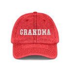 Vintage Embroidered 'GRANDMA' Cap