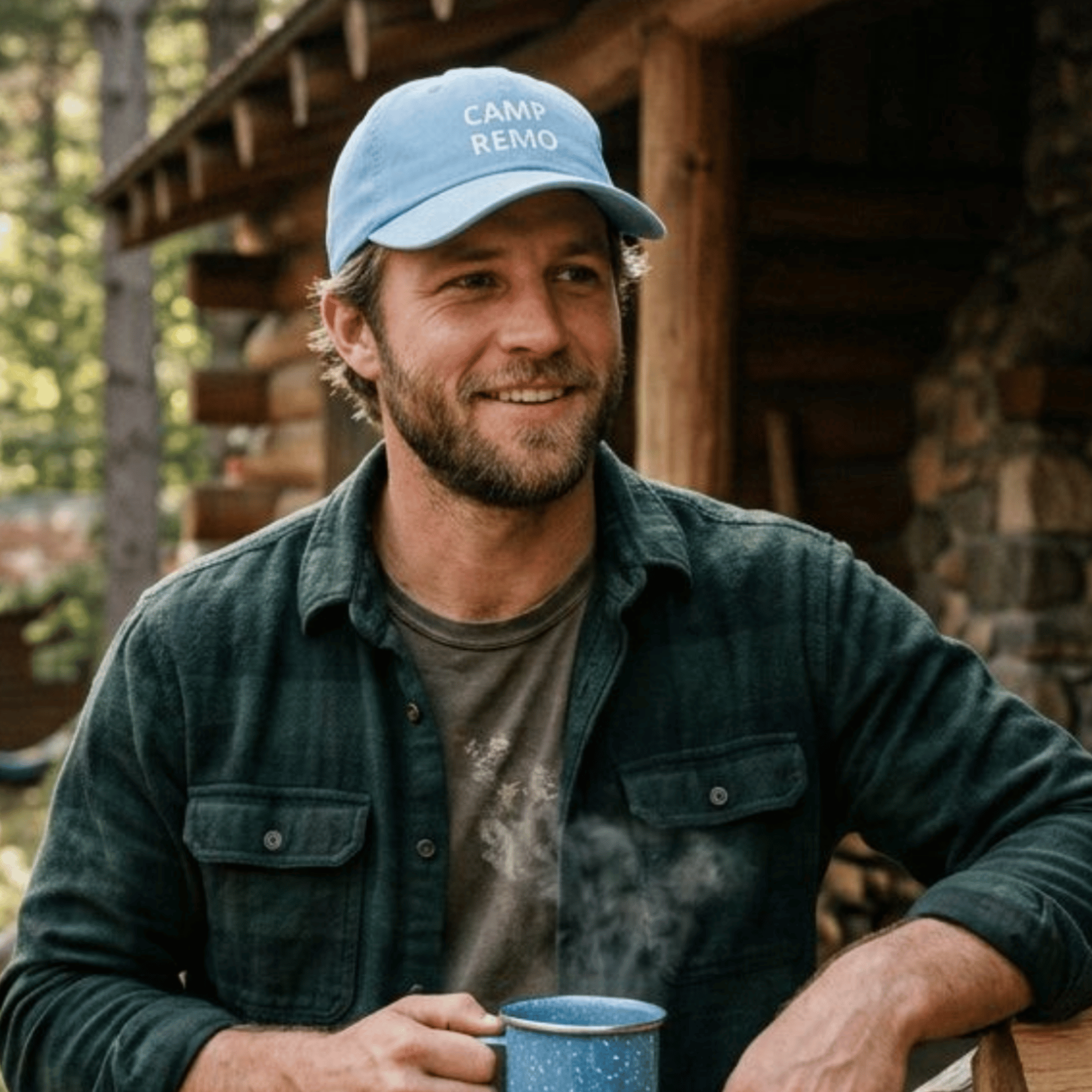 Personalized Embroidered Cap — Coastal Washed Baseball Hat