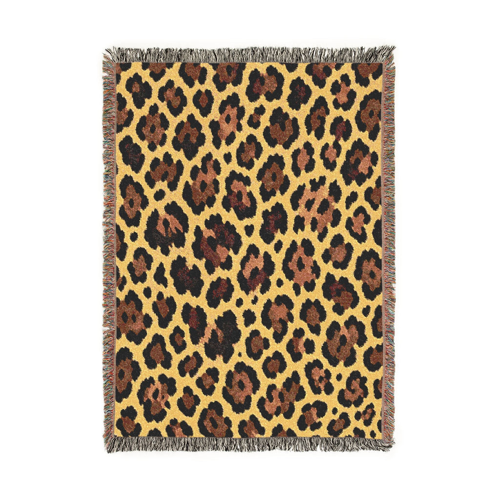 The Classic Leopard Woven Blanket