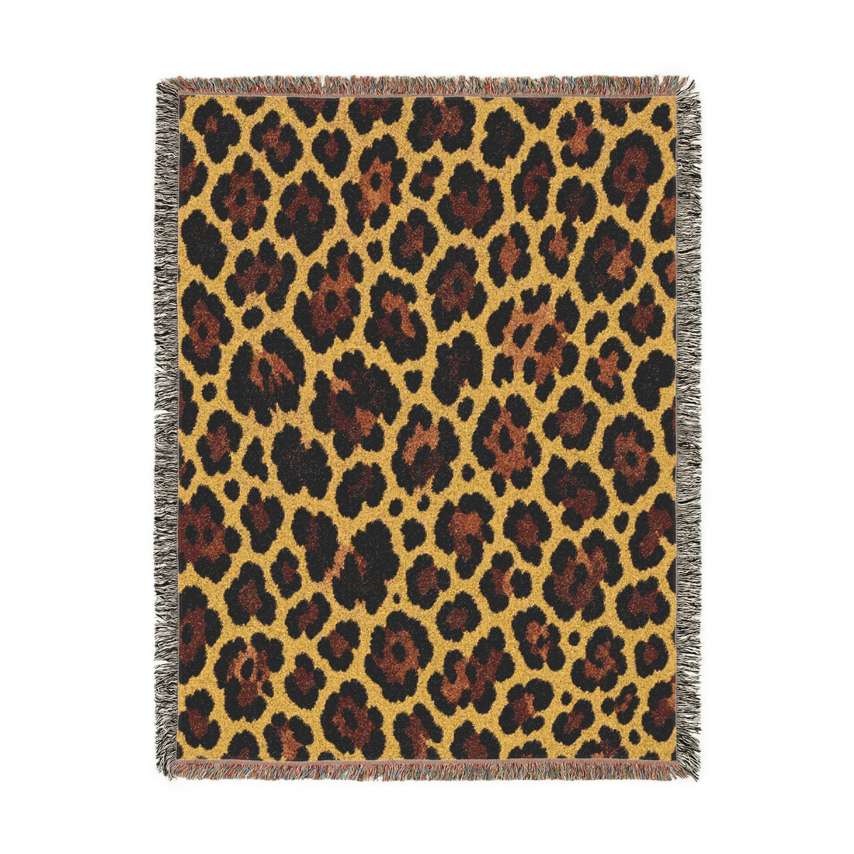 The Classic Leopard Woven Blanket