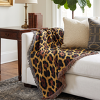 The Classic Leopard Woven Blanket