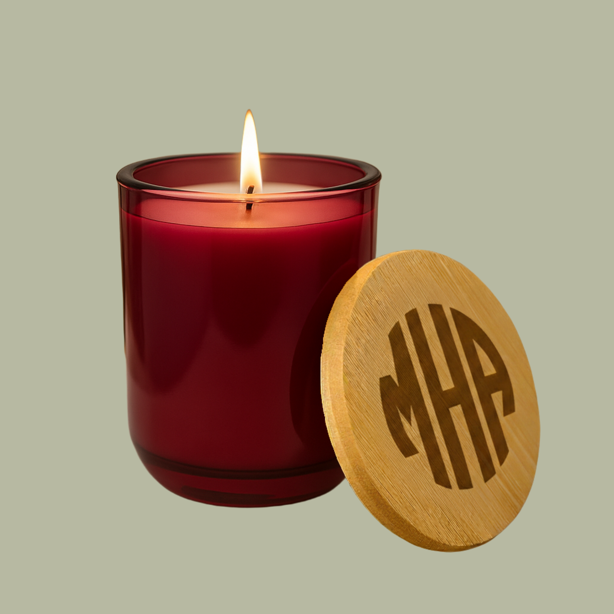 The Monogram Hearth Candle — Personalized, Elevated 14oz Scented Candle