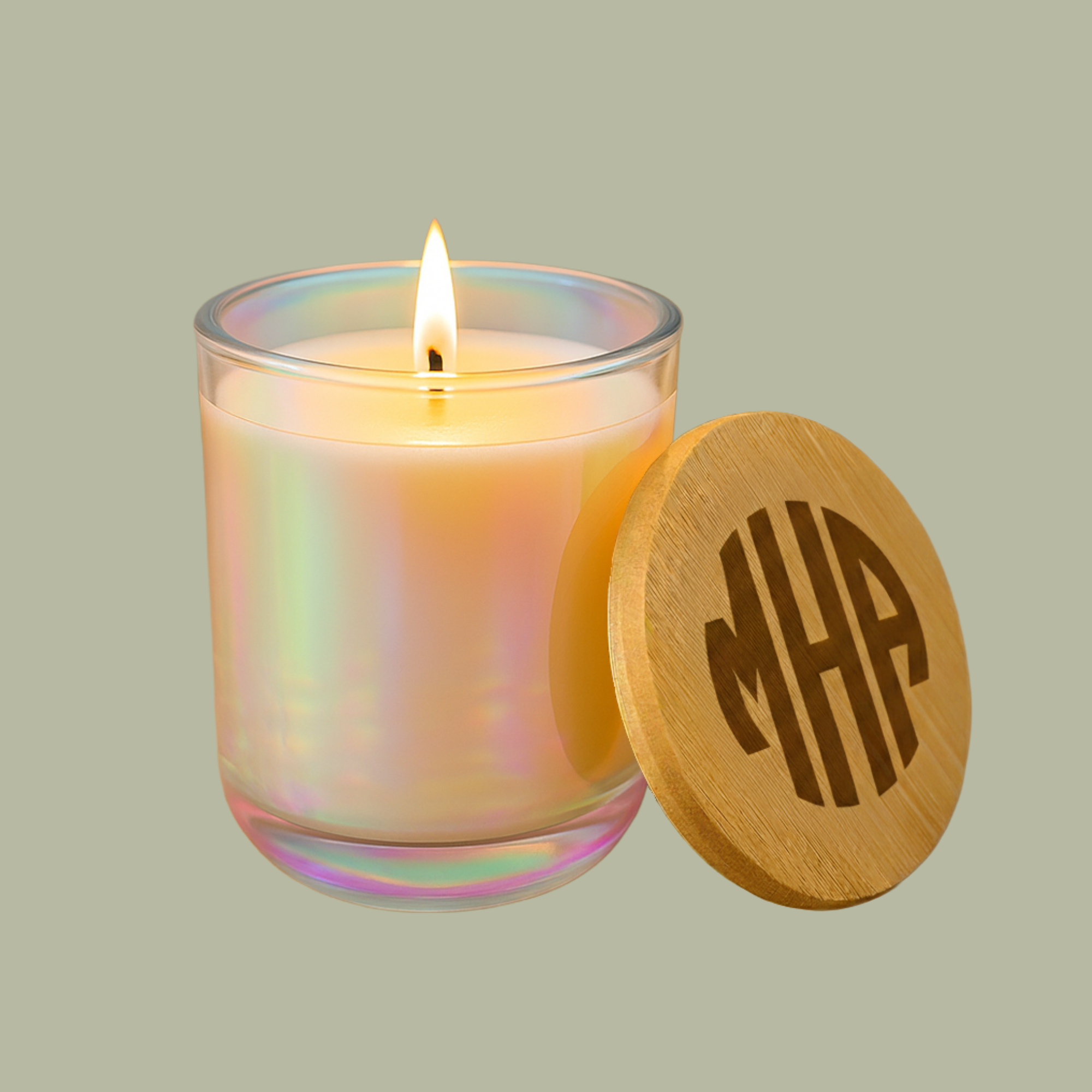 The Monogram Hearth Candle — Personalized, Elevated 14oz Scented Candle