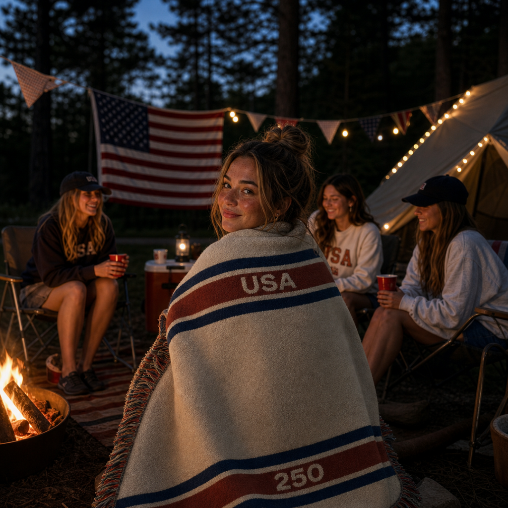The Heritage 1776 Woven Blanket – USA 250th Anniversary Edition
