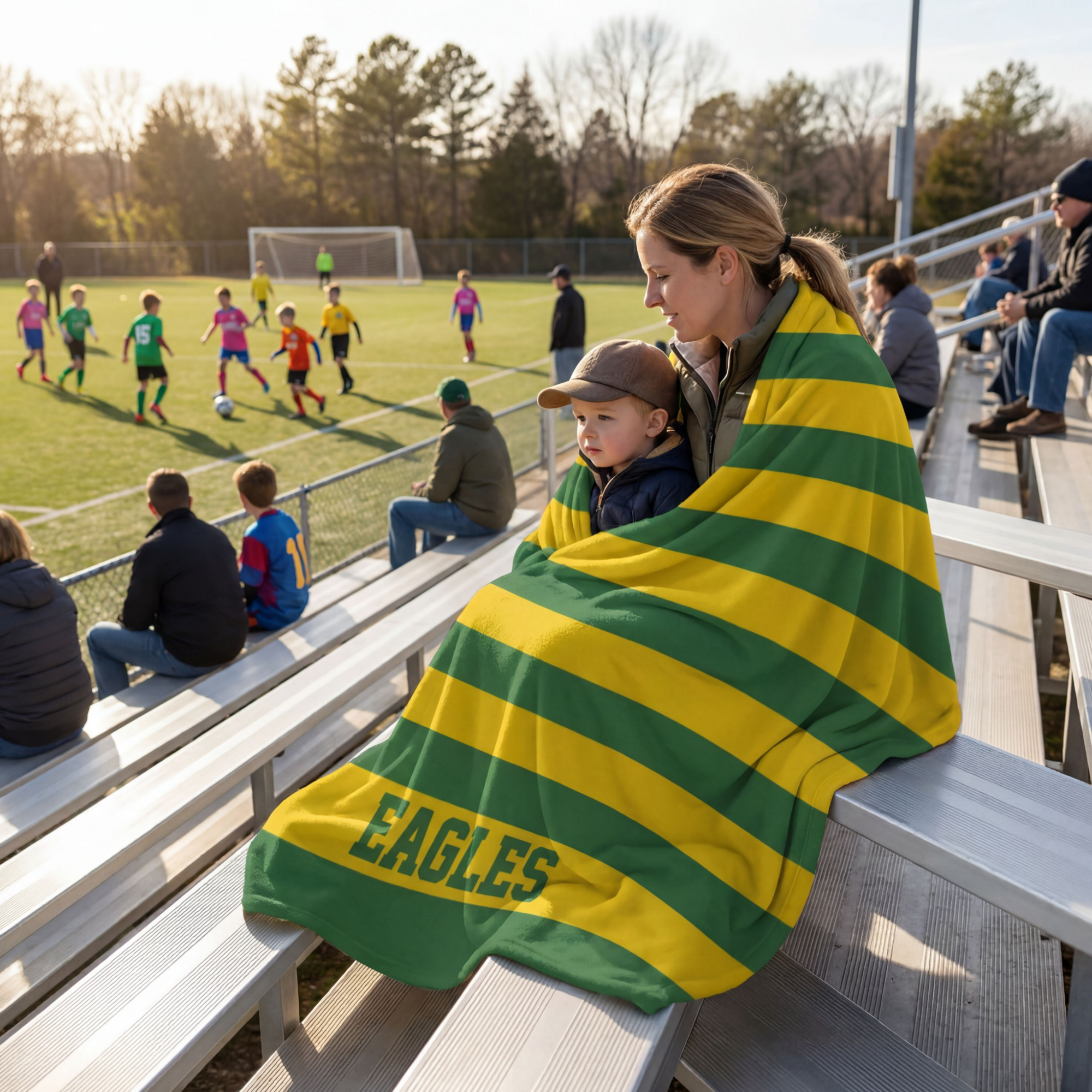 Personalized Varsity Fleece Blanket