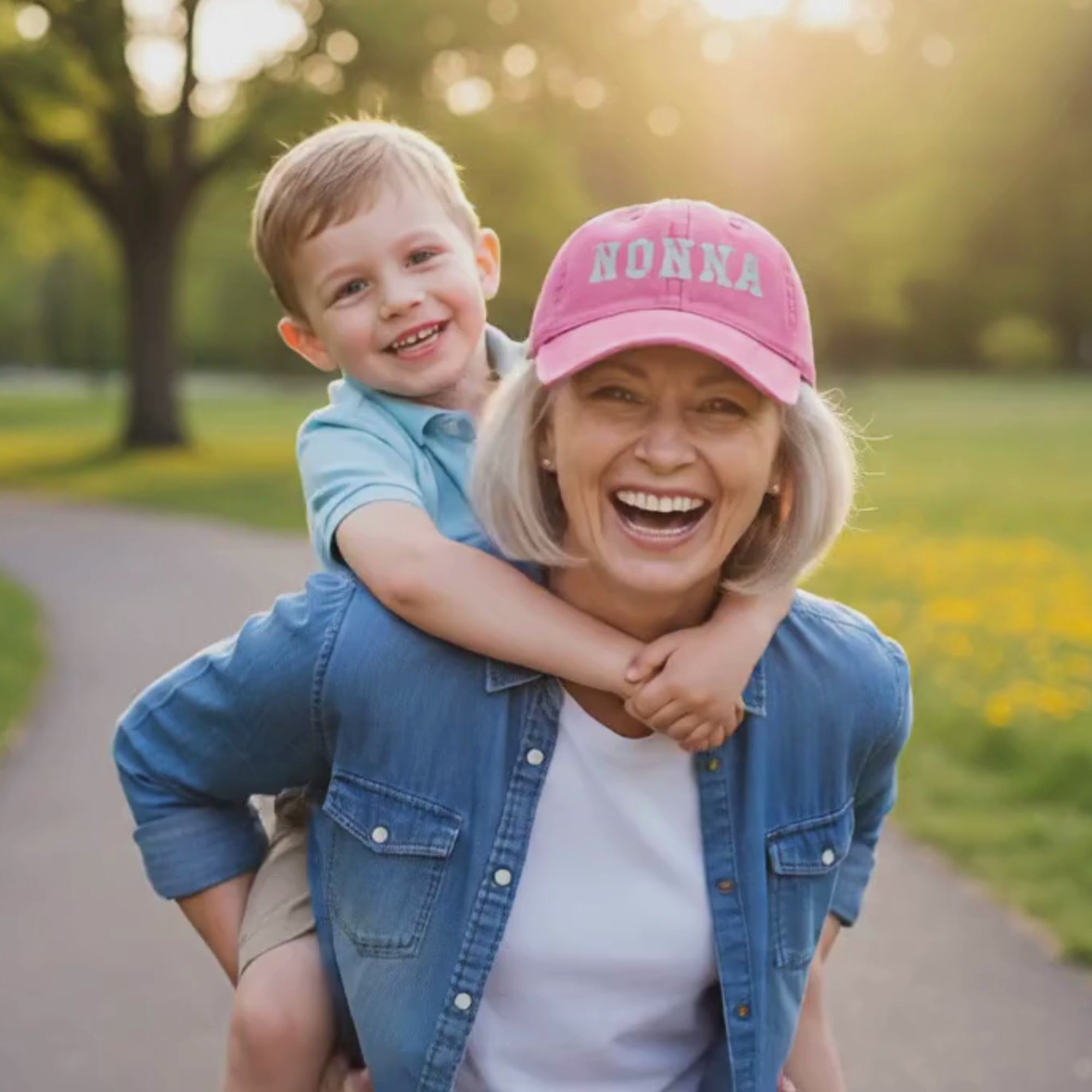 Vintage Embroidered 'GRANDMA' 'GIGI' 'MAMA' 'OMA' 'NANA' 'MIMI' Baseball Cap
